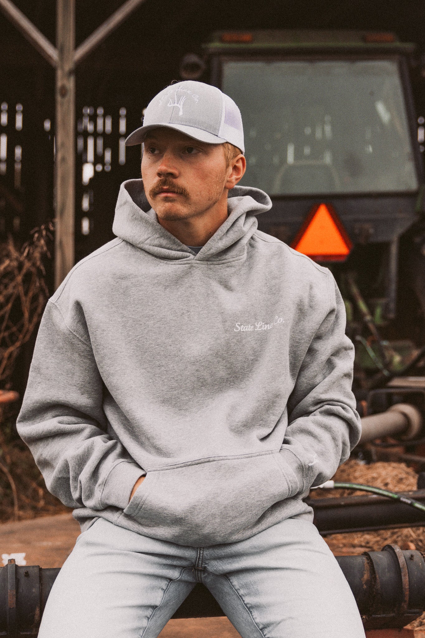The Script Hoodie - Gray
