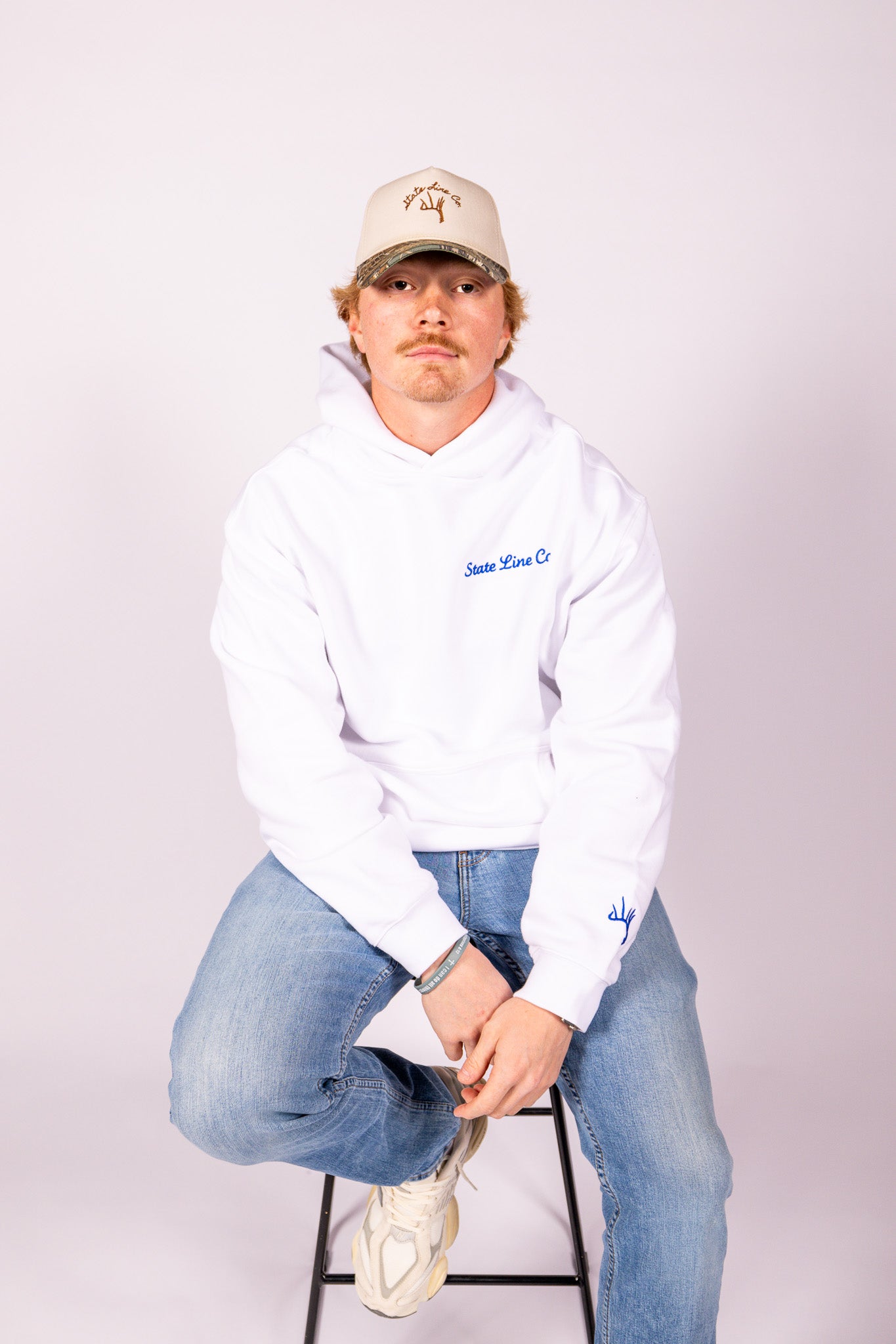 The Script Hoodie - White